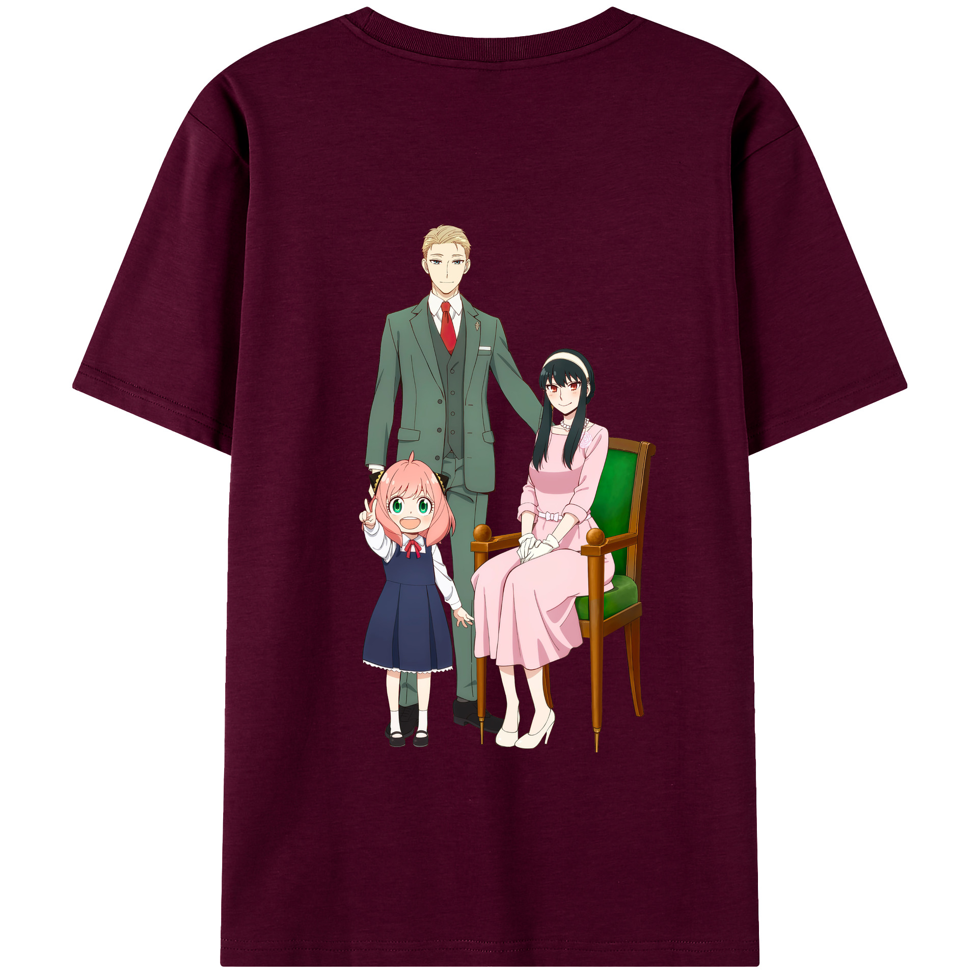 （画像用） SPY×FAMILY间谍家家酒 レディース半袖Tシャツ(バックプリント)